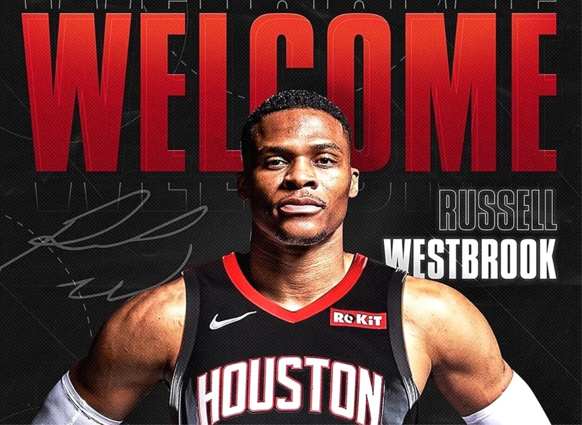 Russell Westbrook resmen Houston Rockets\'ta