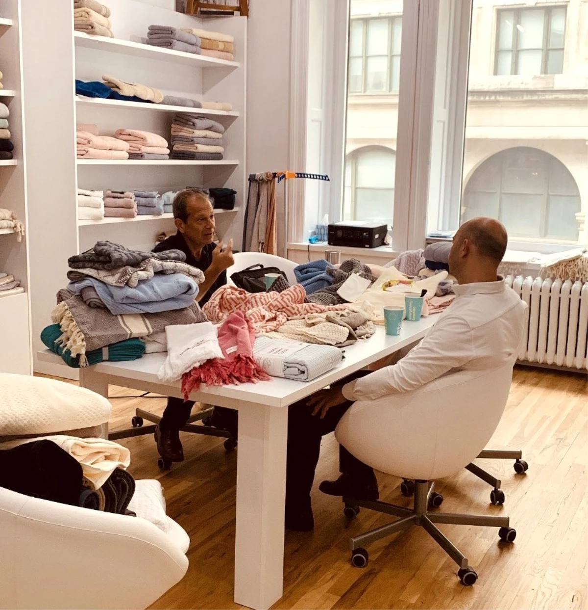 Bursalı tekstilciler New York TTM\'de ikili iş görüşmesi yaptı