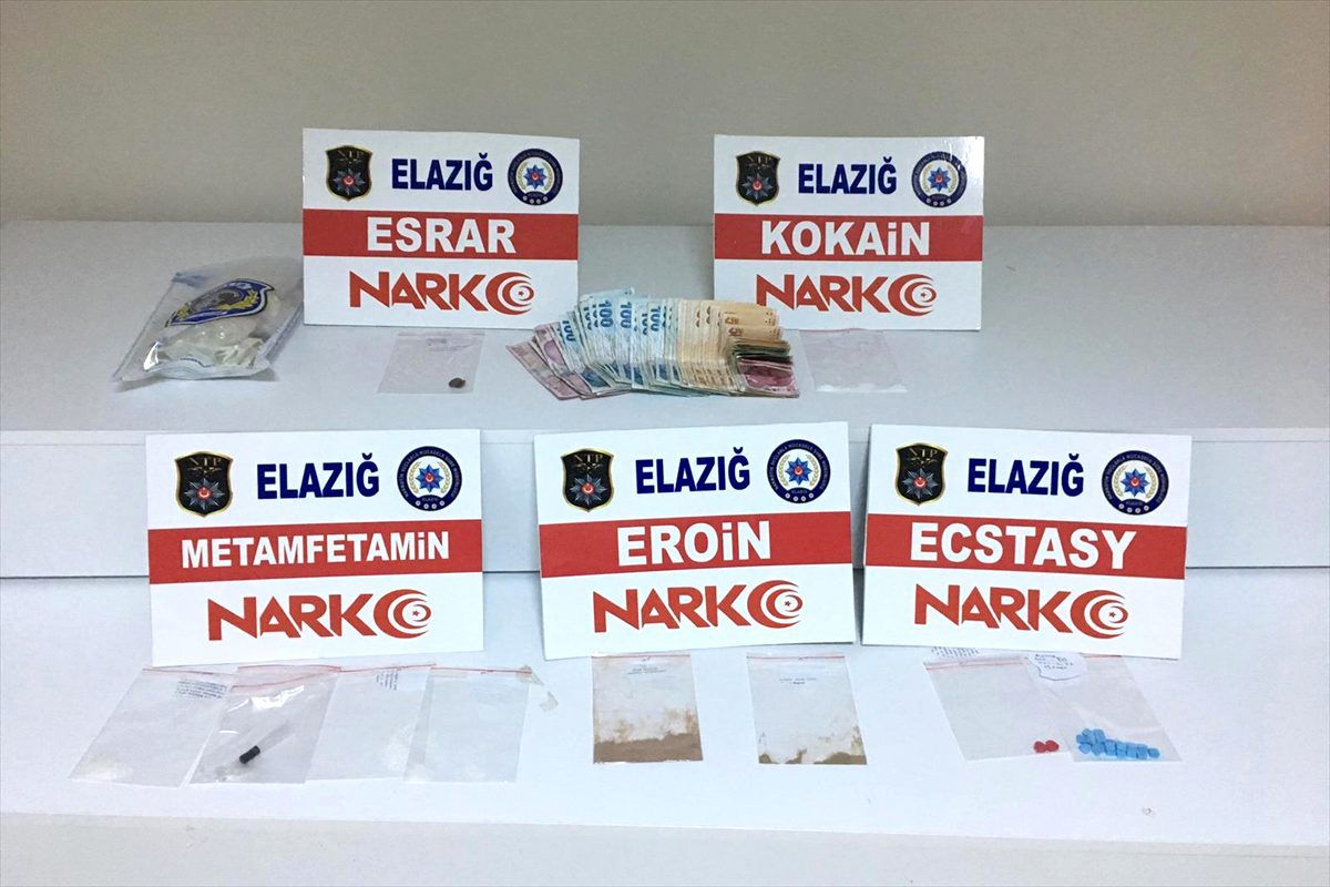 Elazığ\'da uyuşturucu operasyonu: 3 şüpheli tutuklandı