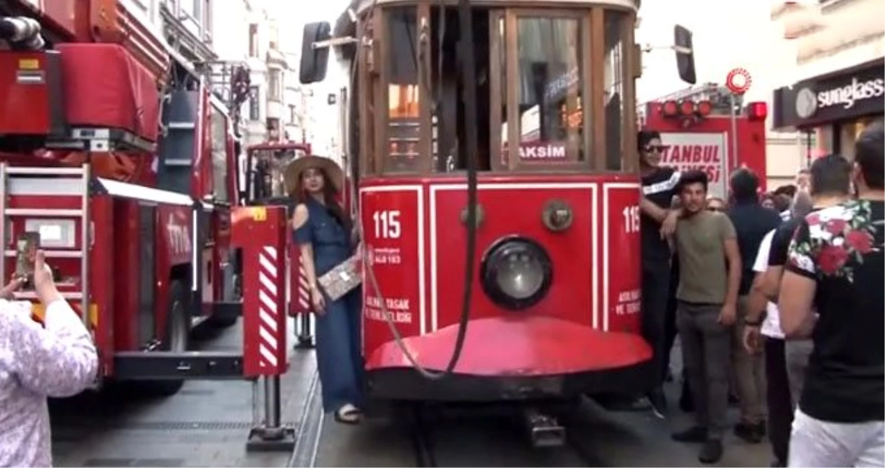 İstiklal Caddesi\'nde korku dolu anlar