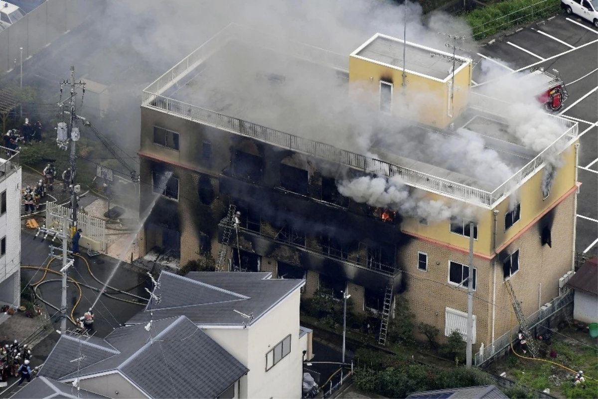 Japonya\'da animasyon stüdyosunda yangın: 1 ölü, 35 yaralı