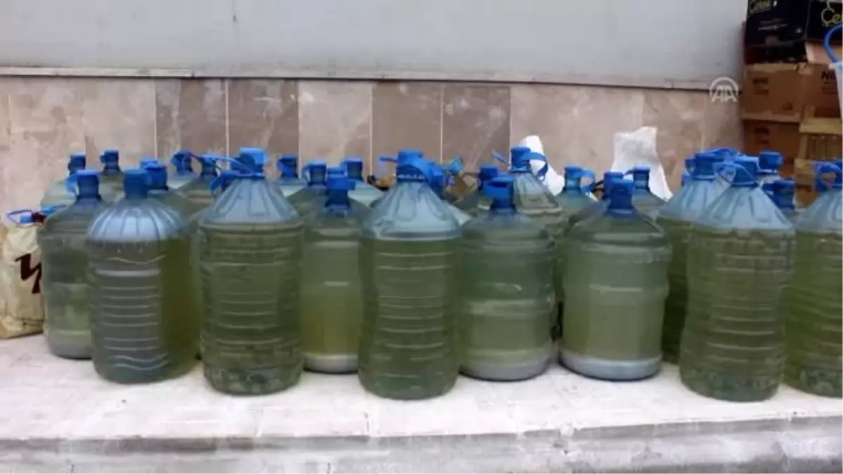Tokat\'ta bin 400 litre sahte içki ele geçirildi