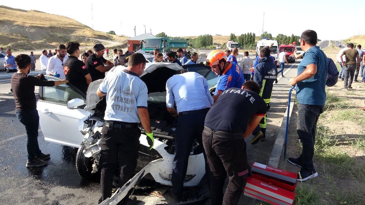 Van\'da trafik kazası: 6 yaralı