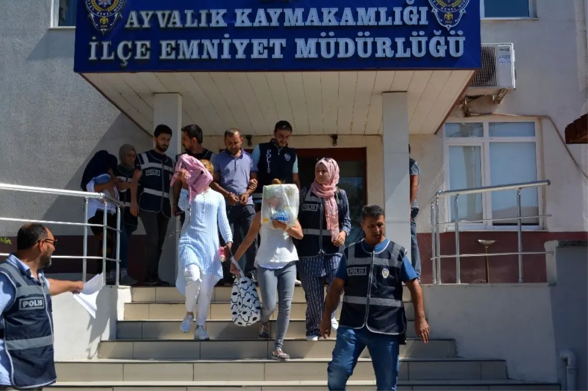 Ayvalık\'ta 4 hırsızlık zanlısından biri tutuklandı