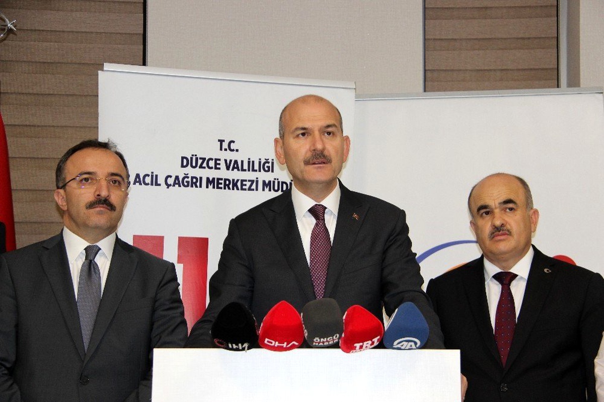Bakan Soylu: "Düzce\'de 7 vatandaşımızın kayıp olduğu ihbarı geldi"