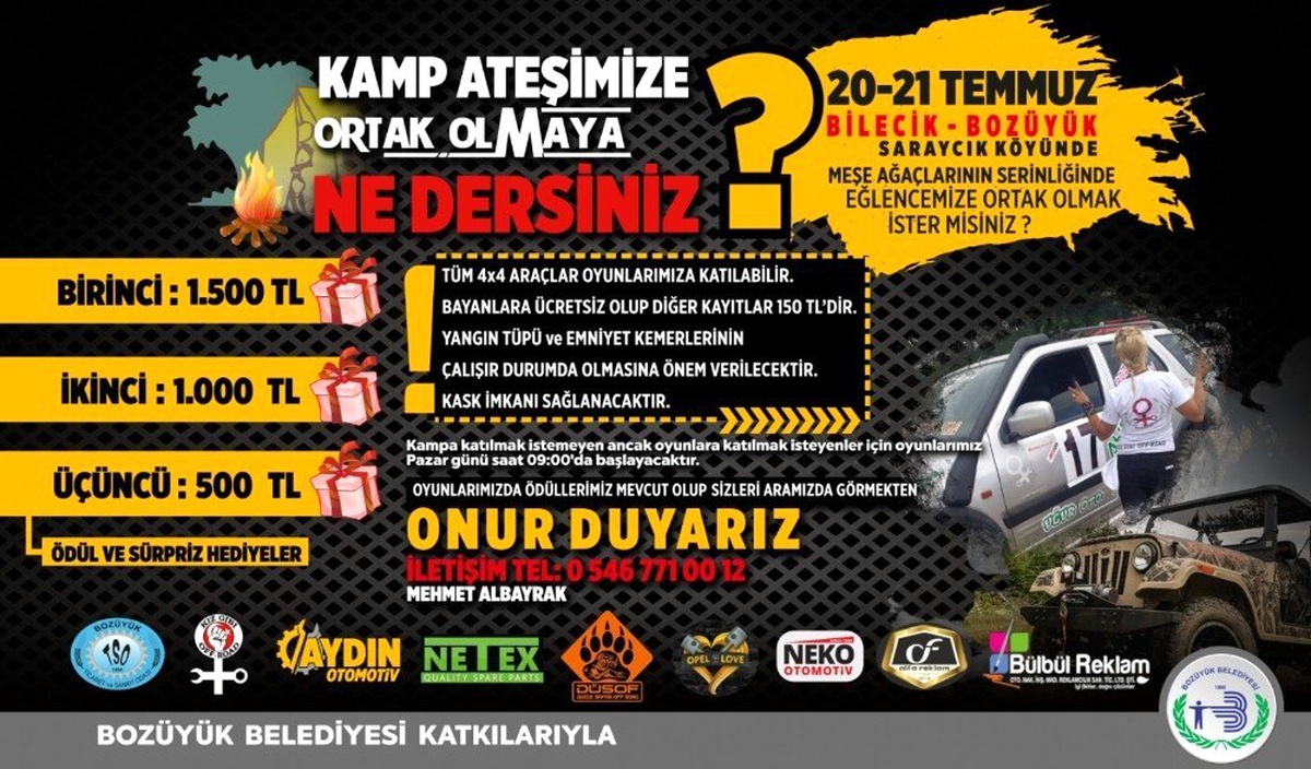 Bozüyük\'te Off Road heyecanı yaşanacak