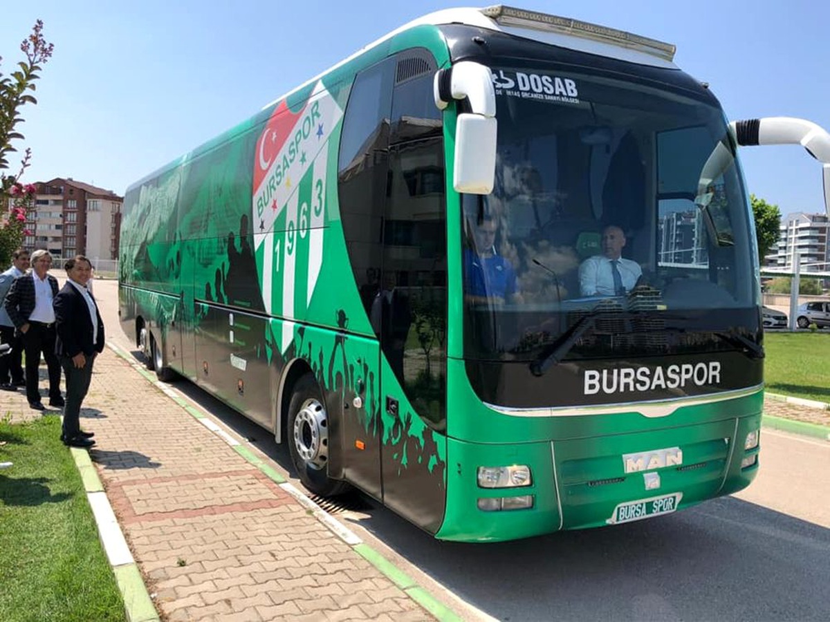 Bursaspor\'un takım otobüsü geri alındı