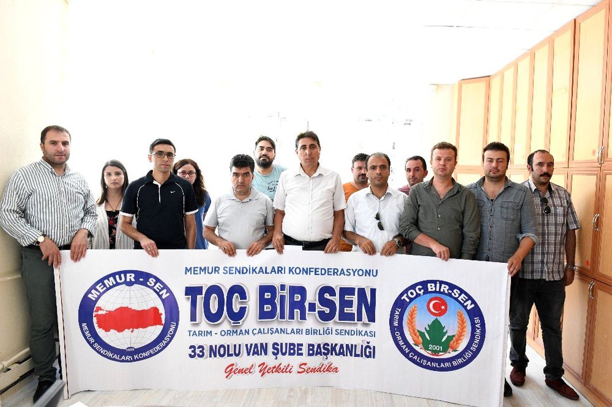 Çatak\'ta mühendisin darp edilmesi protesto edildi