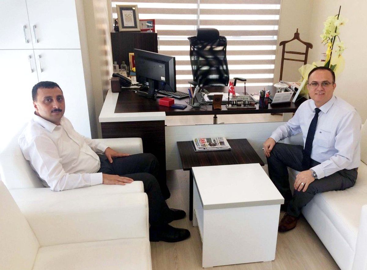 Çevre ve Şehircilik Müdürü, BİK Müdürüne başarılar diledi
