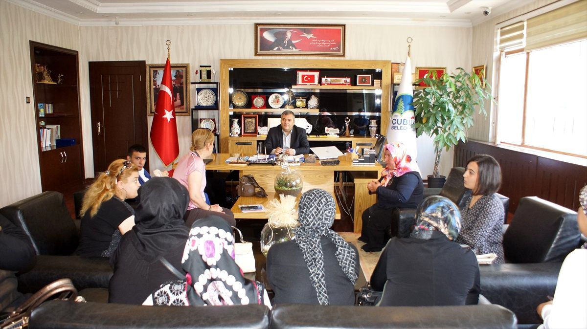 Engelli ve ailelerinden Başkan Demirbaş\'a ziyaret