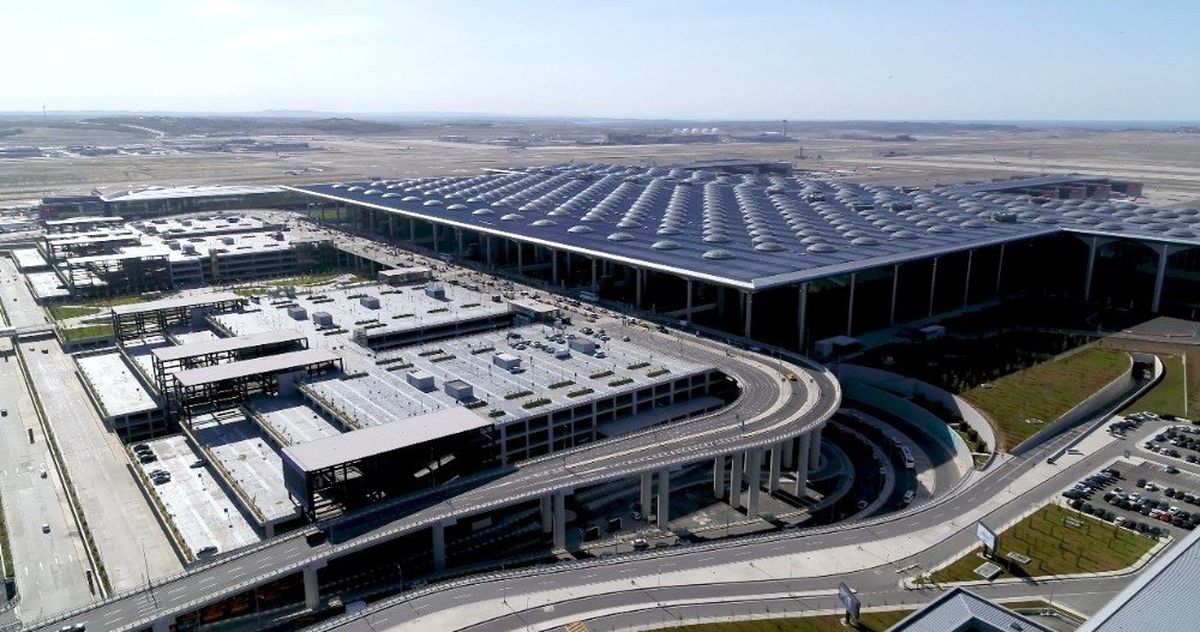 İstanbul Havalimanı havadan görüntülendi