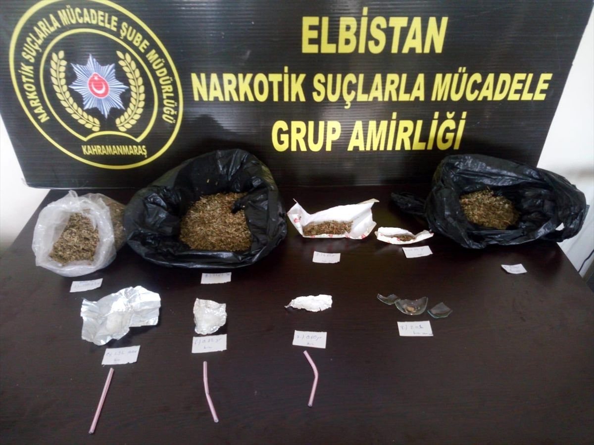 Kahramanmaraş\'ta uyuşturucu operasyonu: 3 gözaltı