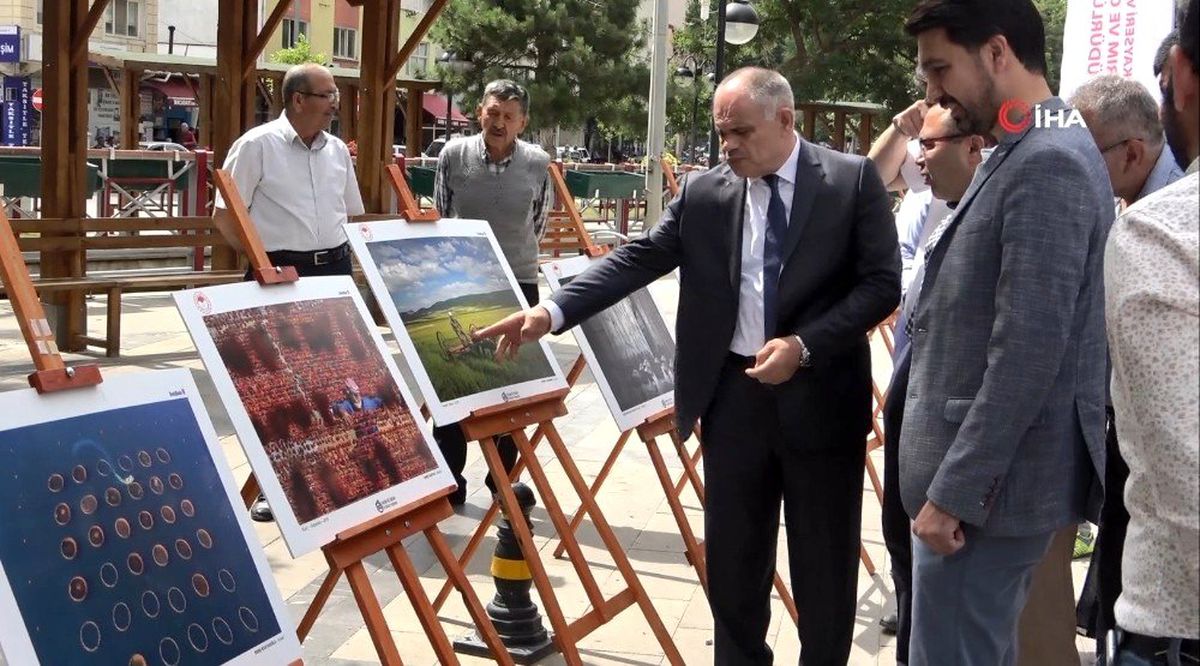 Tarım ve Orman İl Müdürlüğü Yahyalı\'da Tarım ve İnsan Sergisi Açtı