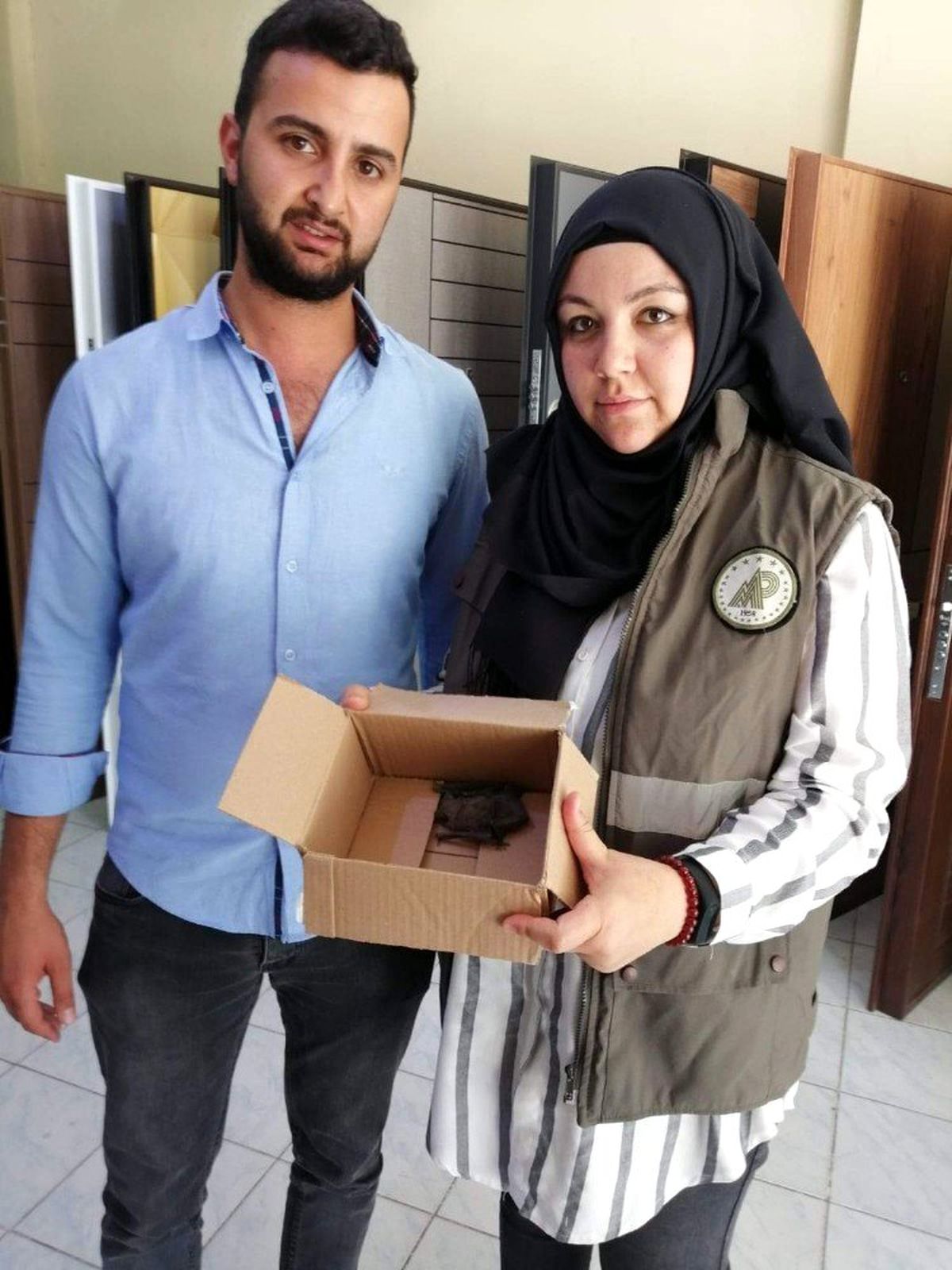 Yaralı yarasa tedavi altına alındı