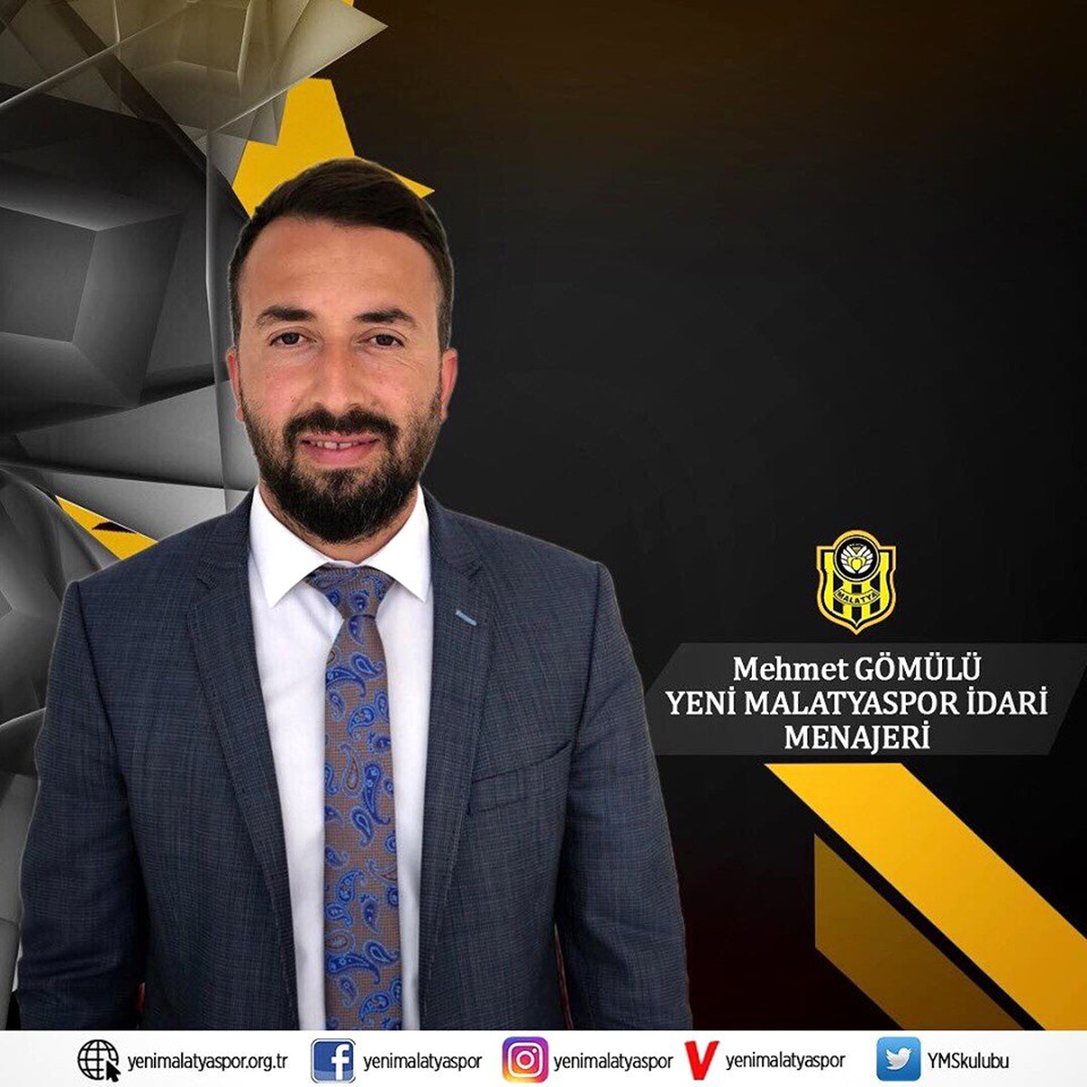 Yeni Malatyaspor\'da idari menajerliğe Mehmet Gömülü getirildi