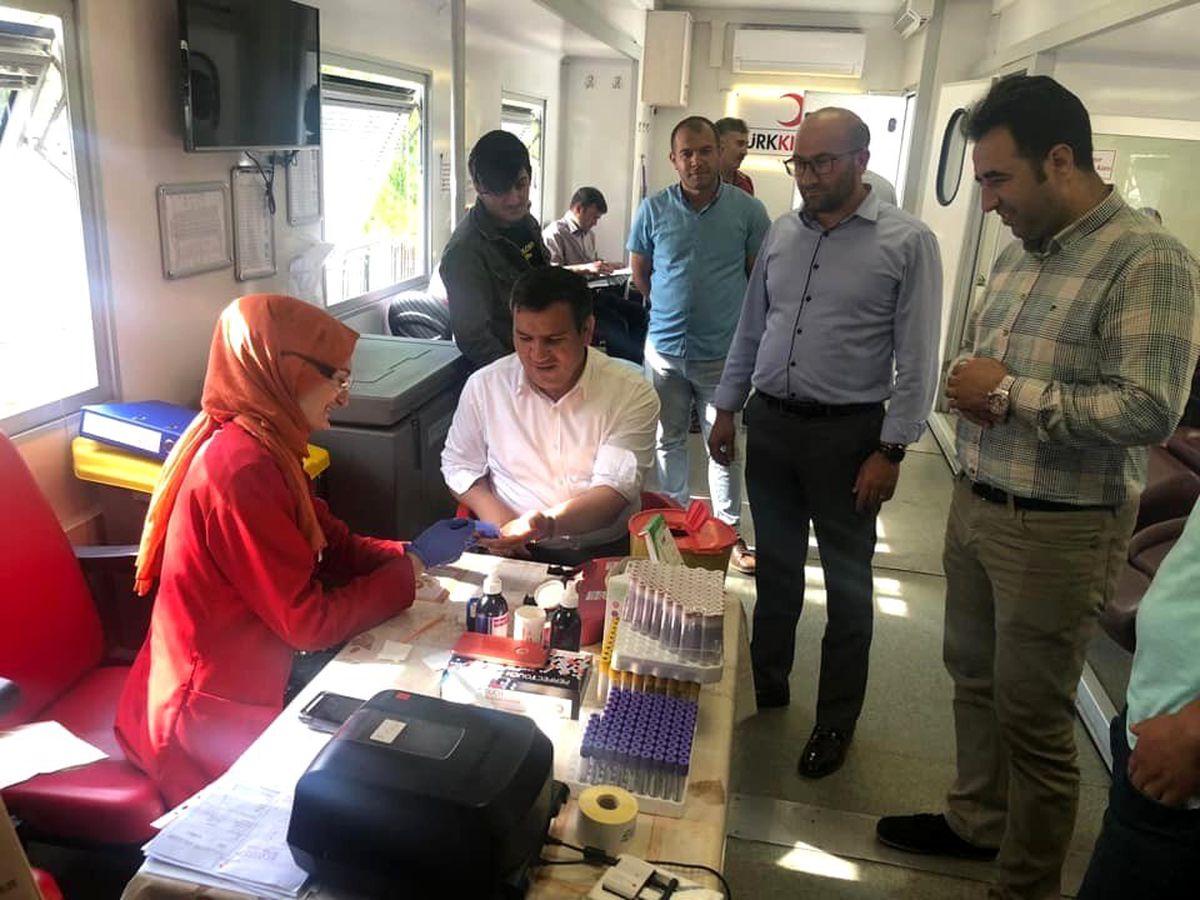 Çıldır\'da kan bağışına yoğun ilgi