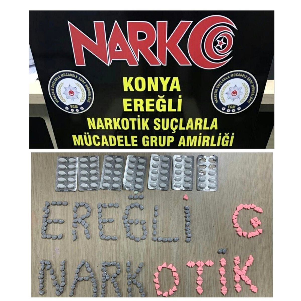 Ereğli\'de uyuşturucu hap ele geçirildi