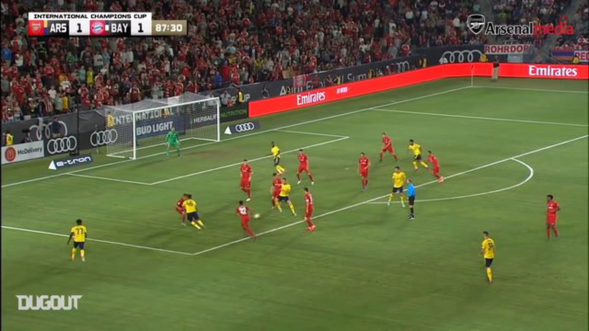 Takım Golleri: Eddie Nketiah Vs Bayern Münih
