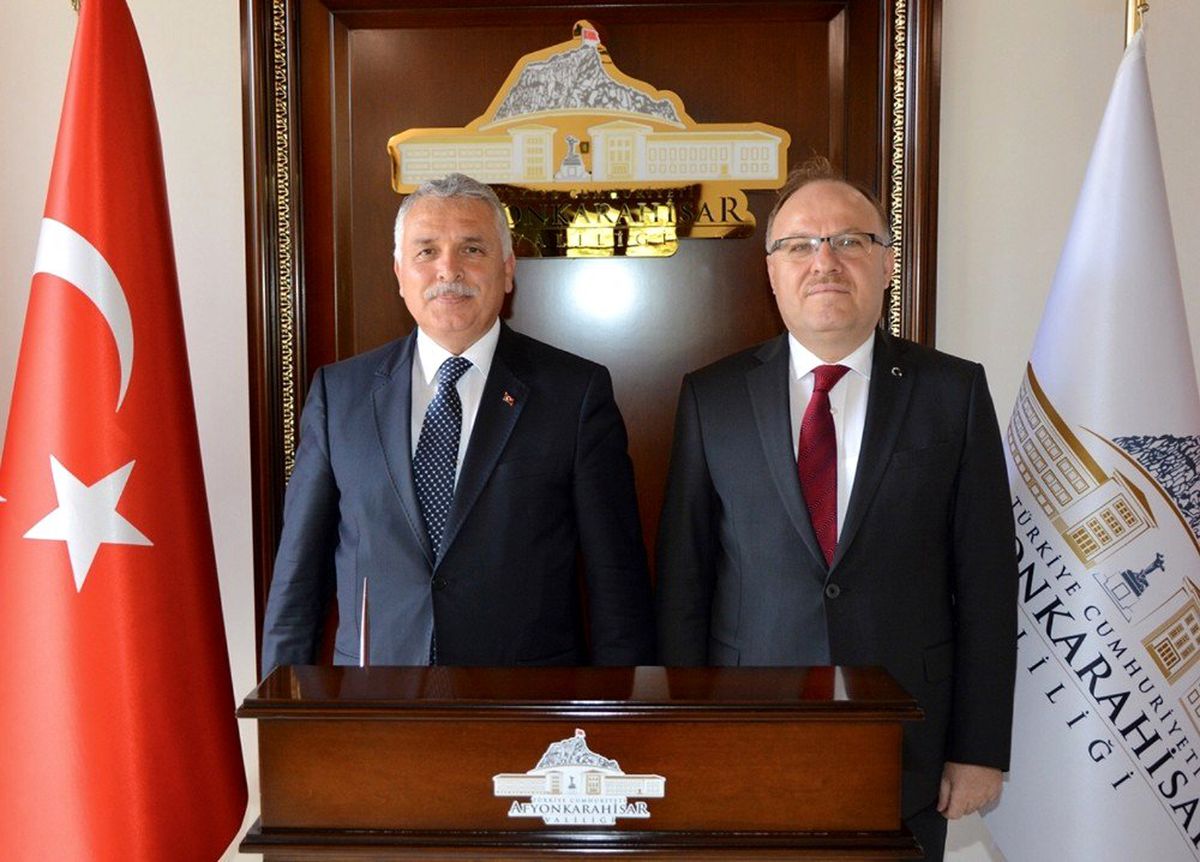 Tekirdağ Valisi Yıldırım\'dan Vali Tutulmaz\'a ziyaret