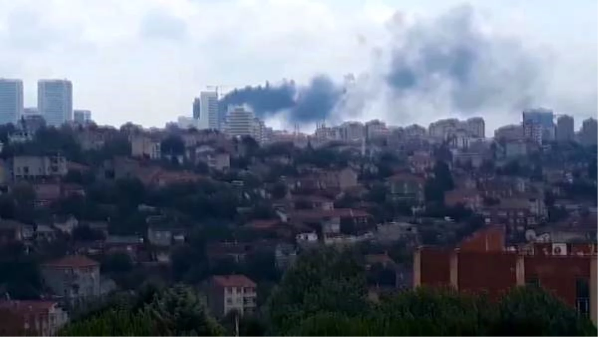 İstanbul\'da 29 katlı binada yangın