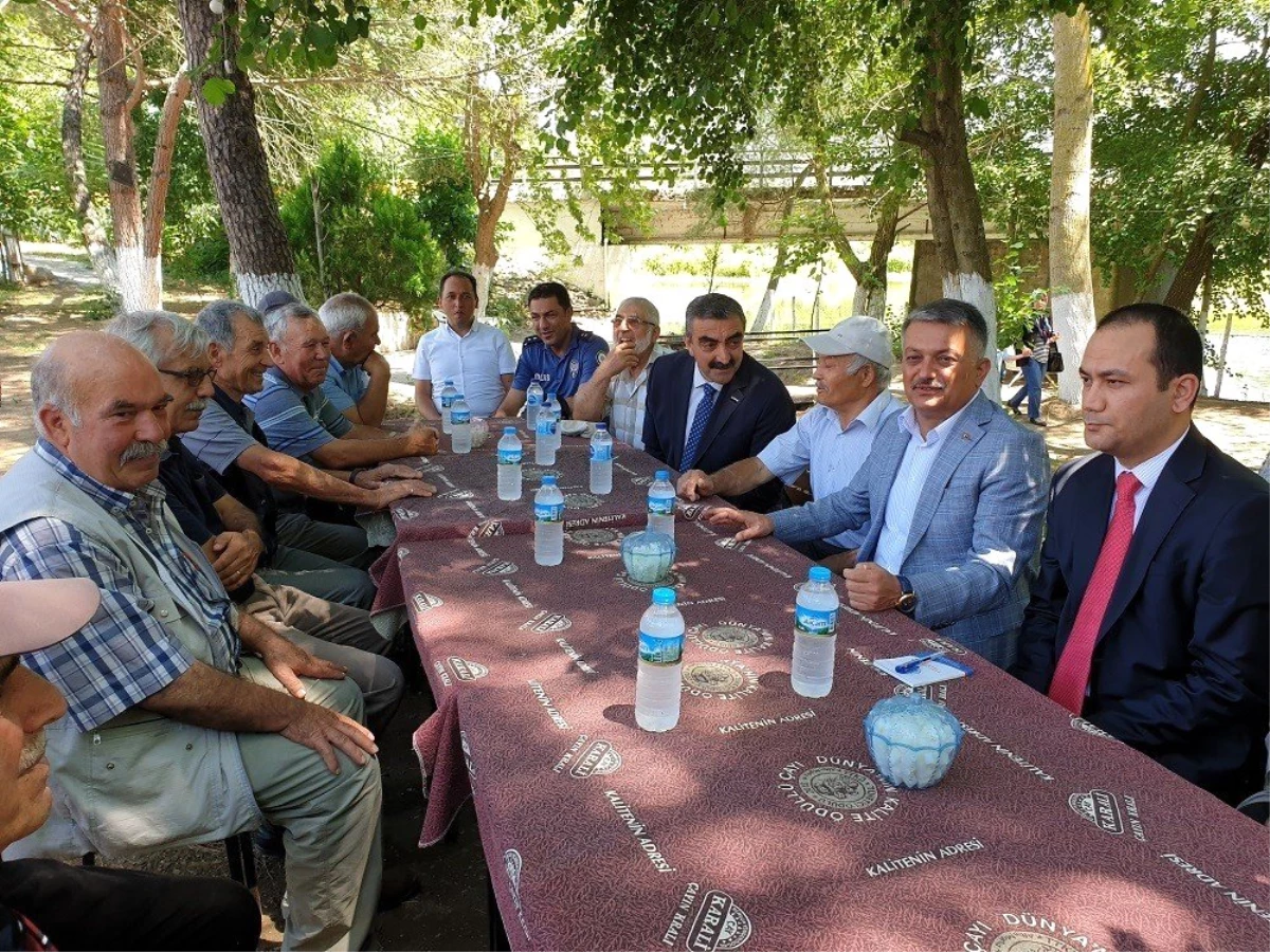 Vali Yazıcı Balya\'da vatandaşlarla buluştu