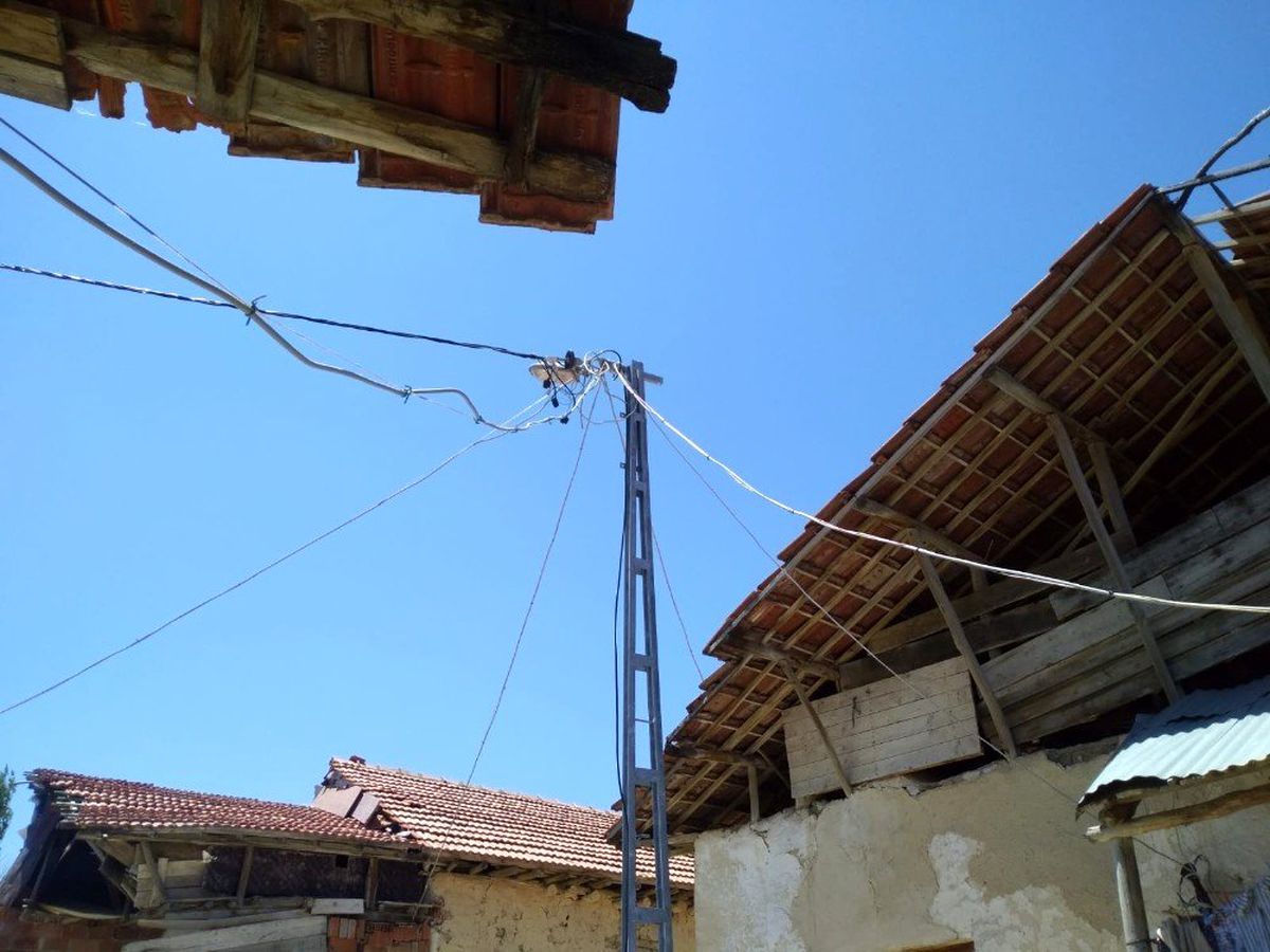 Akçadağda yanmayan sokak lambalarına tepki