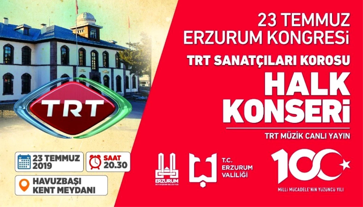 TRT\'den 23 Temmuz konseri