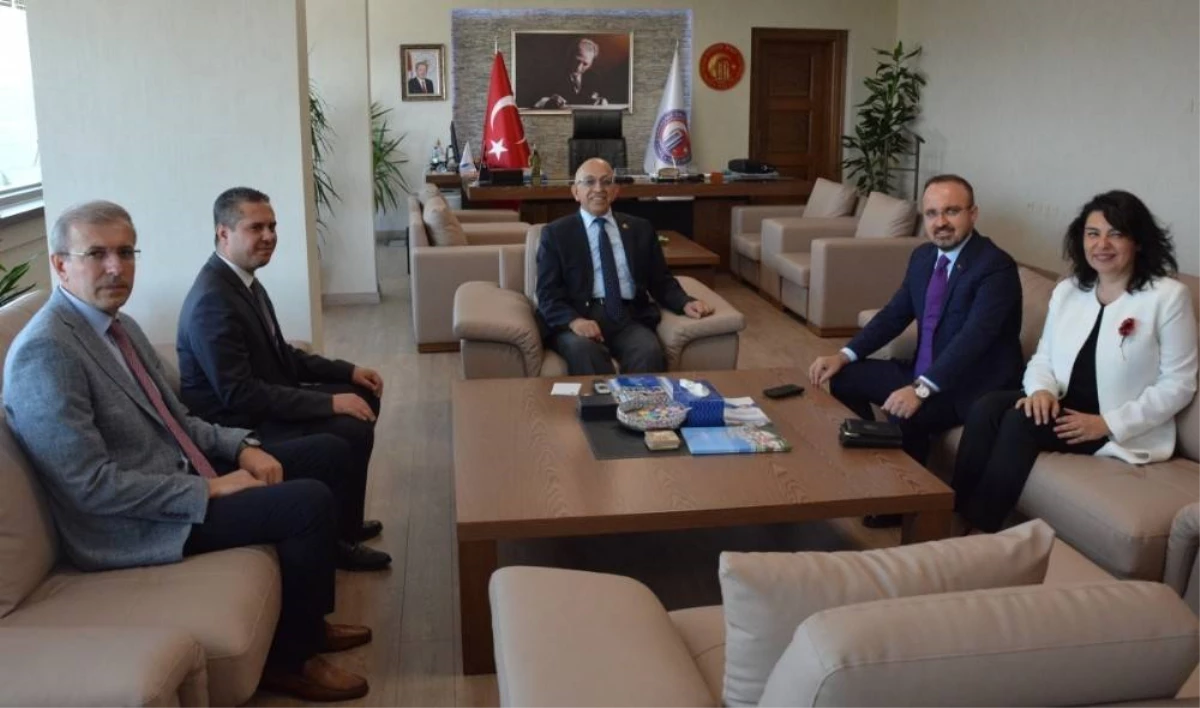 AK Parti\'den Rektör Prof. Dr. Sedat Murat\'a ziyaret