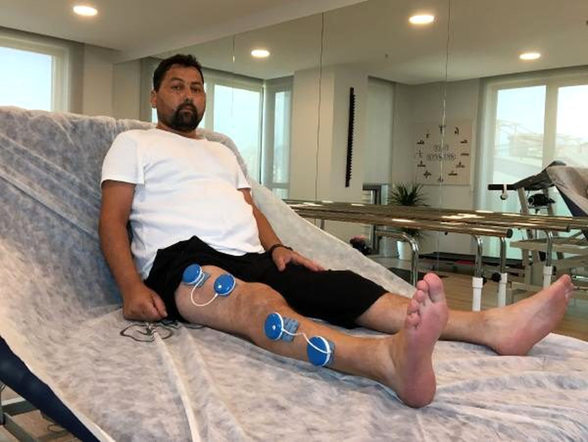 Bacağına sülfürik asit döküldü, 13 gün boyunca gemide tedavi edilmeye çalışıldı