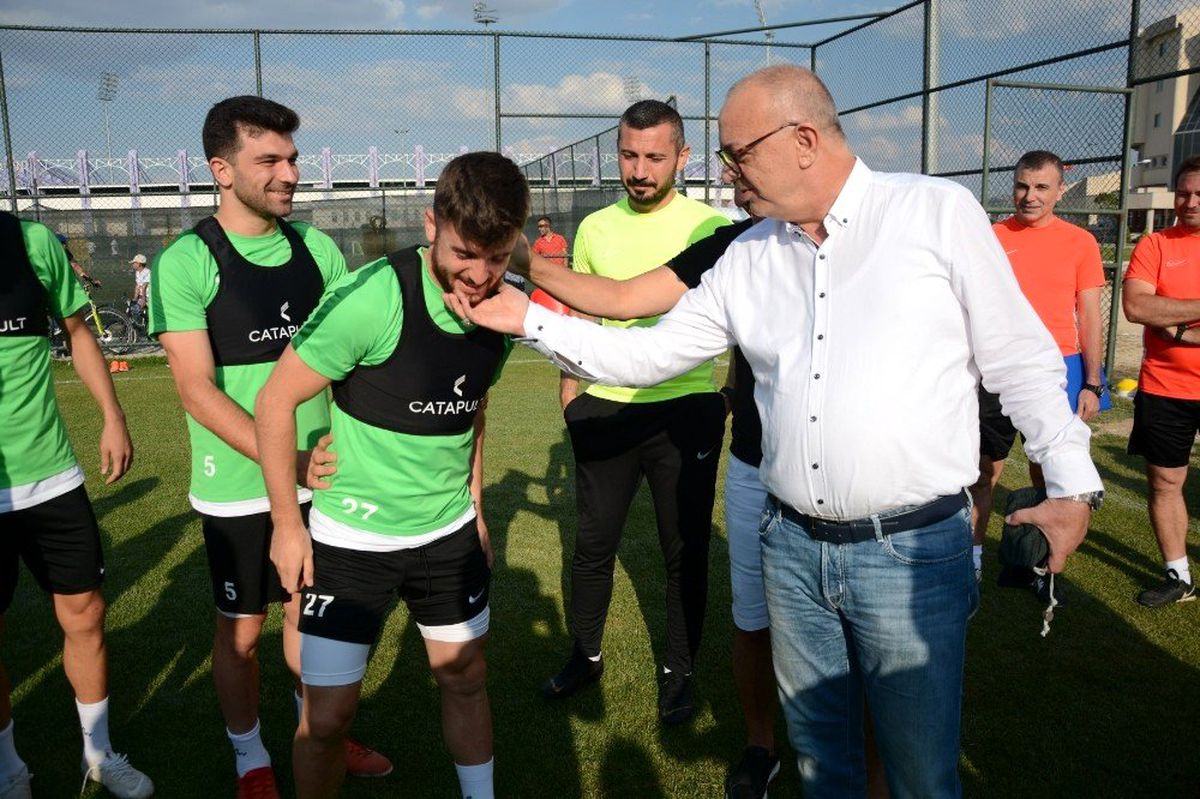Başkan Ergün\'den futbolculara moral