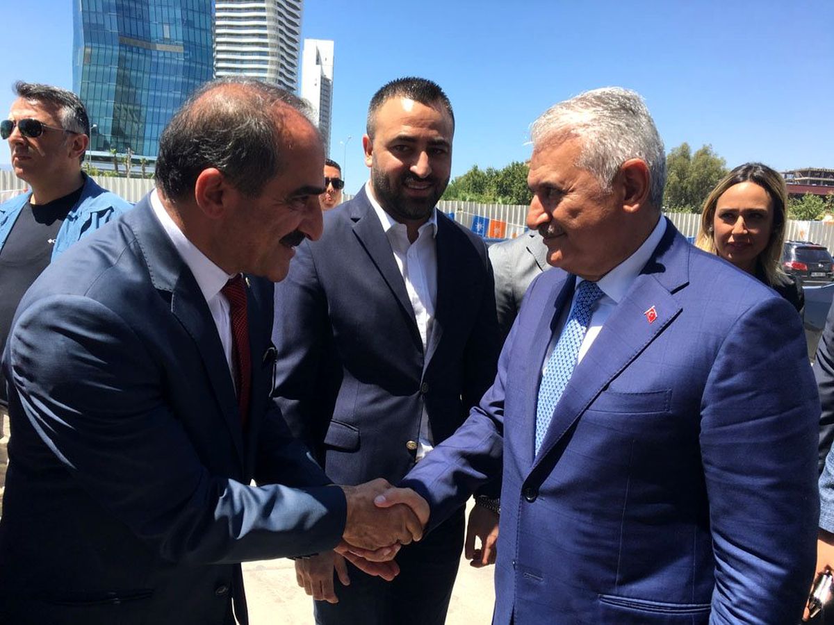 Binali Yıldırım, İzmir\'de