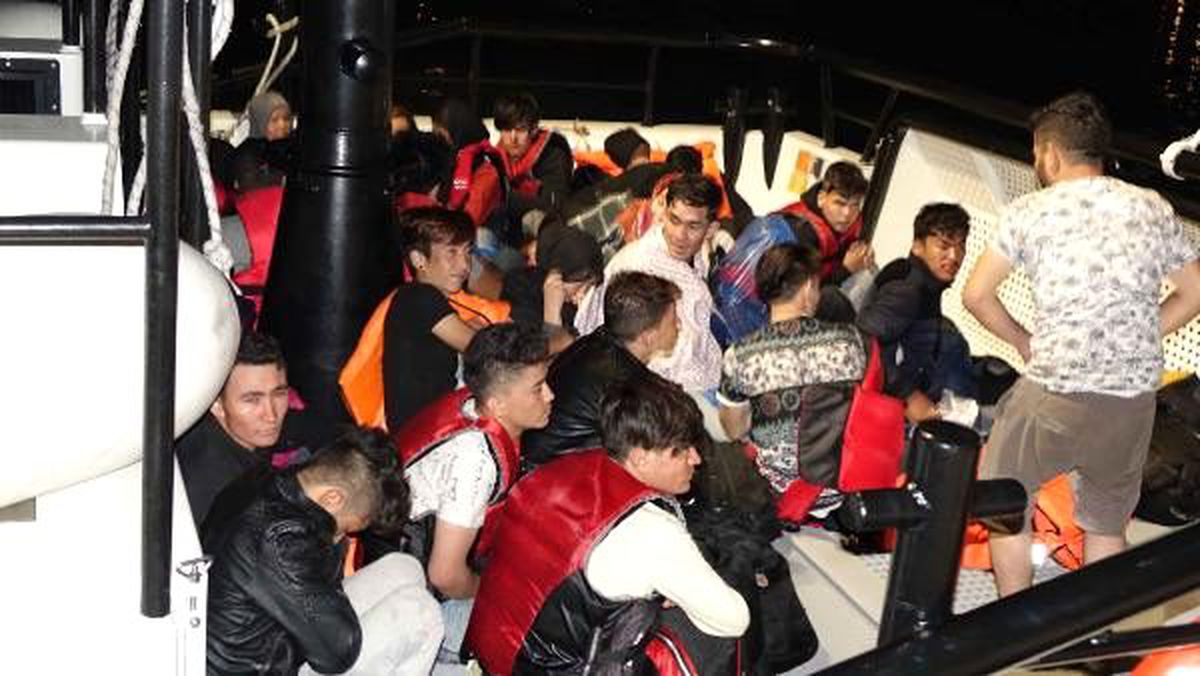 Çanakkale\'de 46 kaçak göçmen yakalandı