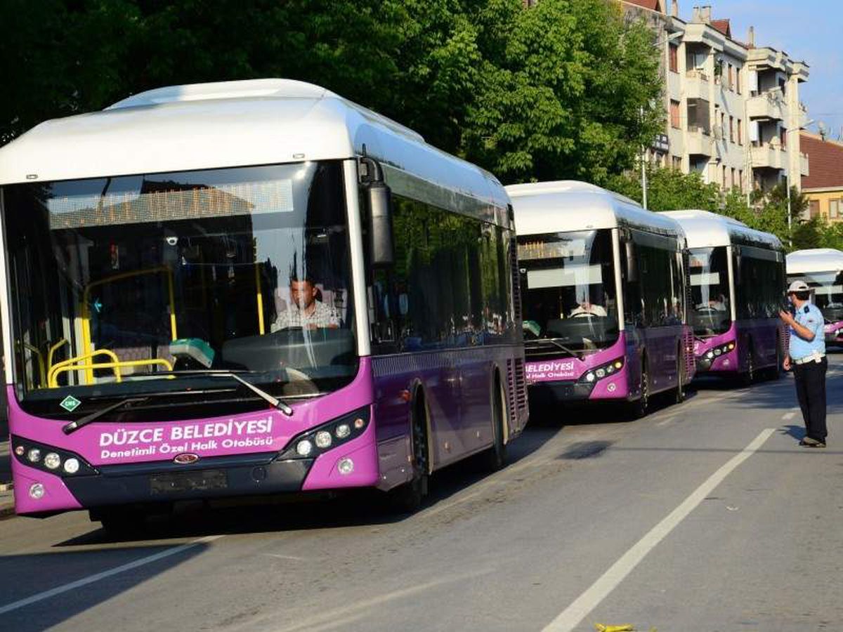 Düzce\'de toplu taşıma sil baştan değişiyor