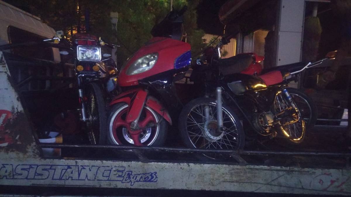 Kahramanmaraş\'ta motosikletlilere gece denetimi