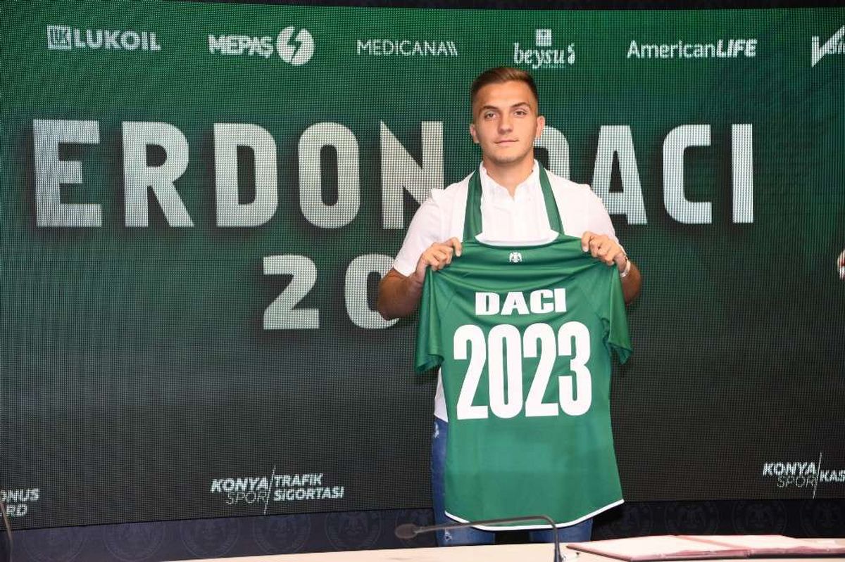 Konyaspor, Erdon Daci\'nin sözleşmesini 3 yıl uzattı