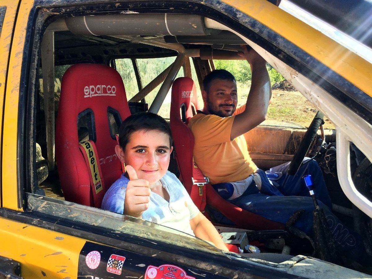 Rize\'de kimsesiz çocukların Ofroad heyecanı