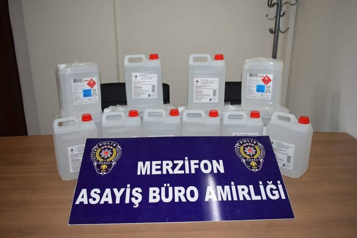 Amasya\'da kaçak içki operasyonu: 1 tutuklama