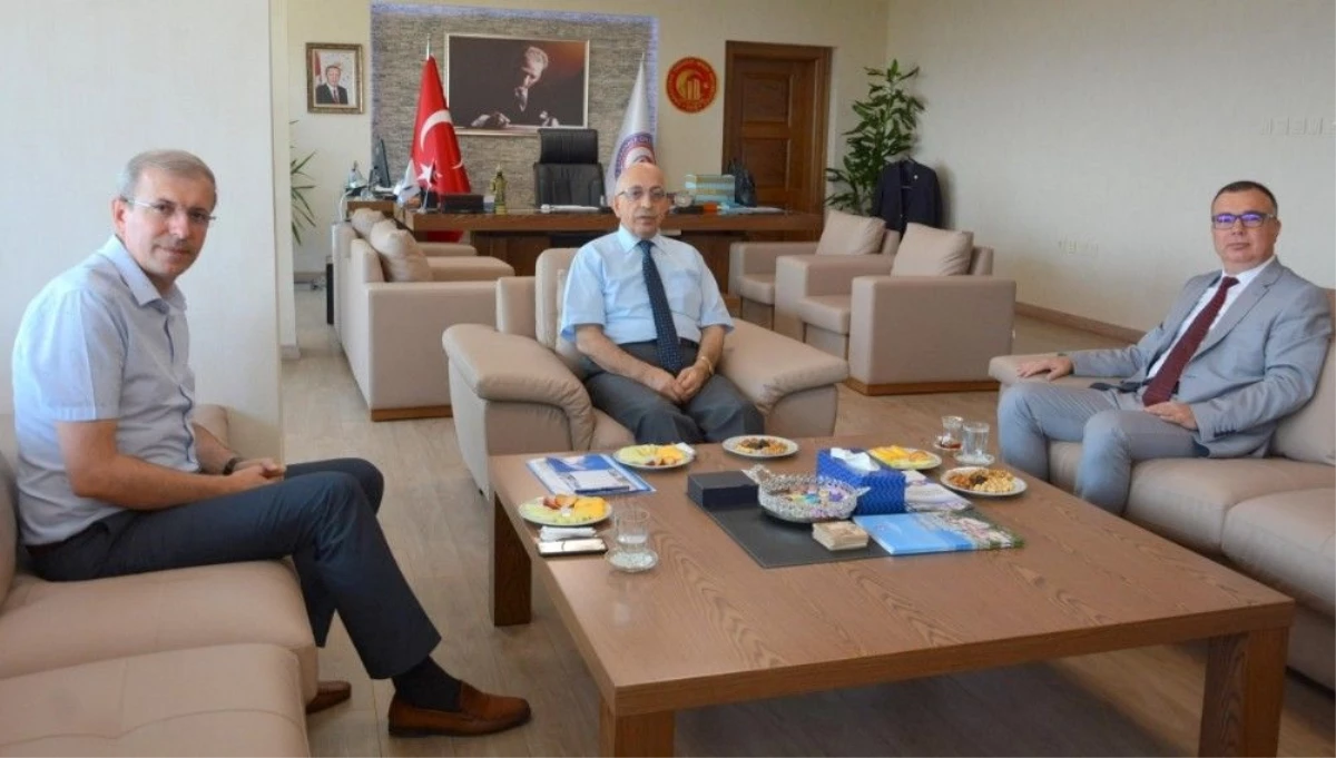Başkan Birol Aslan\'dan Rektör Murat\'a ziyaret