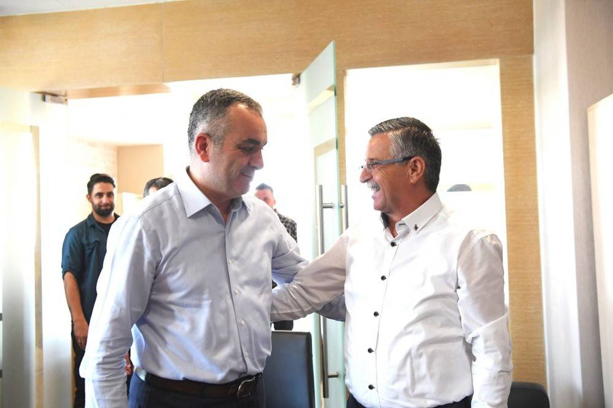 Başkan Esen, Necati Topaloğlu\'nu ağırladı