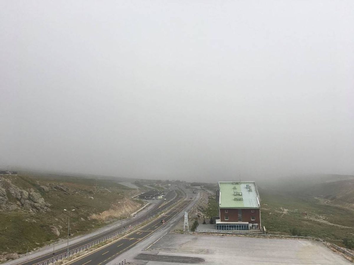 Erciyes\'te yoğun sis etkili oldu