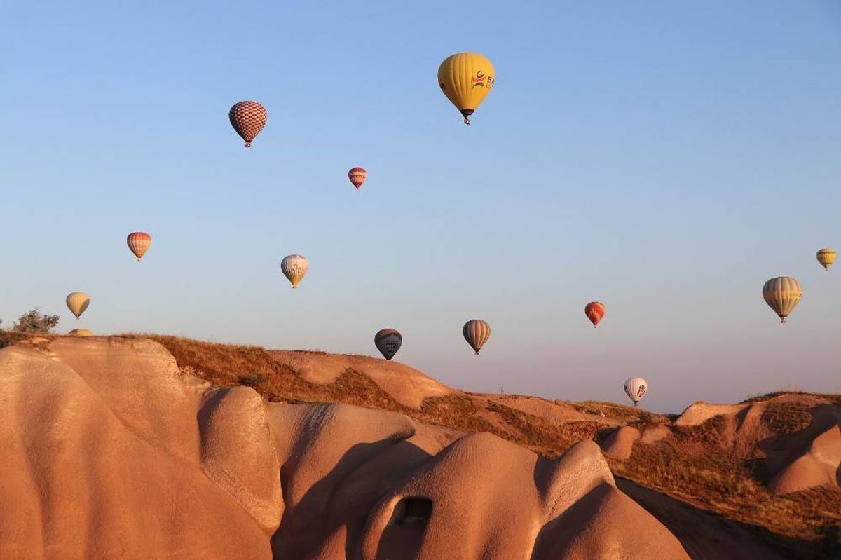 Kapadokya\'da balon turları iptal edildi