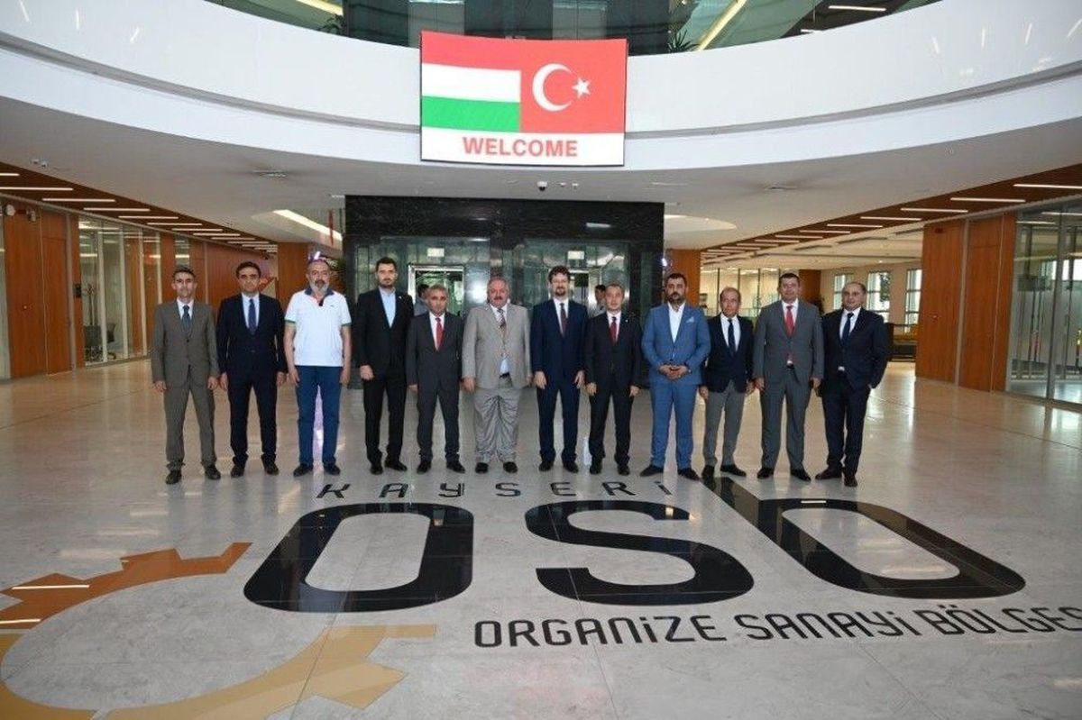 Macaristan Büyükelçisi Viktor Matis Kayseri OSB\'ni Ziyaret Etti