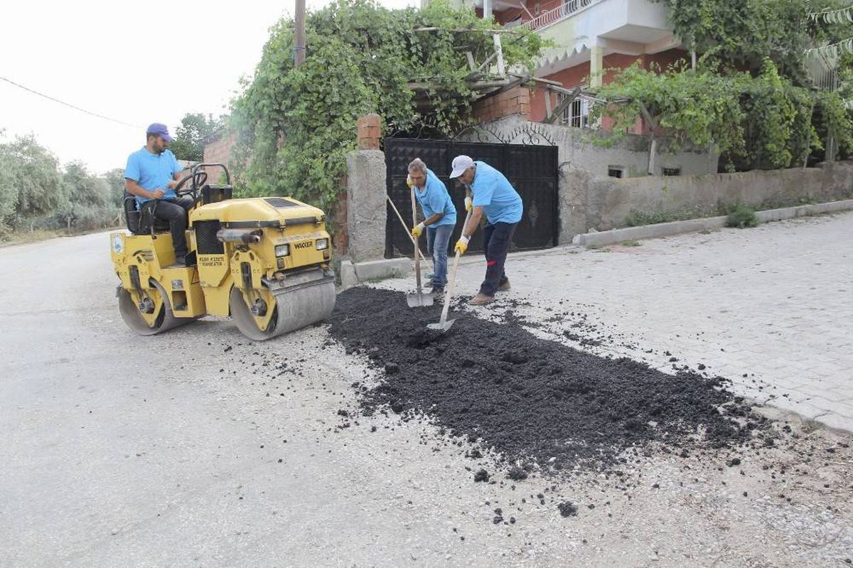 Sungurlu Belediyesinde yol mesaisi