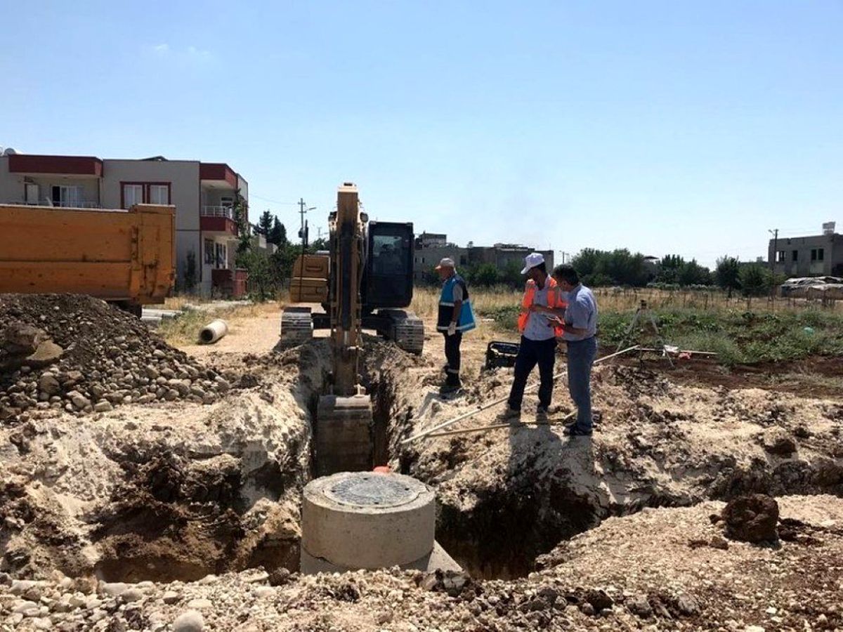 Adıyaman\'ın yeni yerleşim alanlarında altyapı çalışması