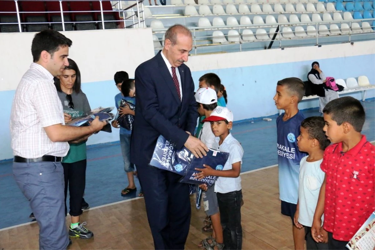 Akçakale Belediyesi yaz spor kursları törenle açıldı