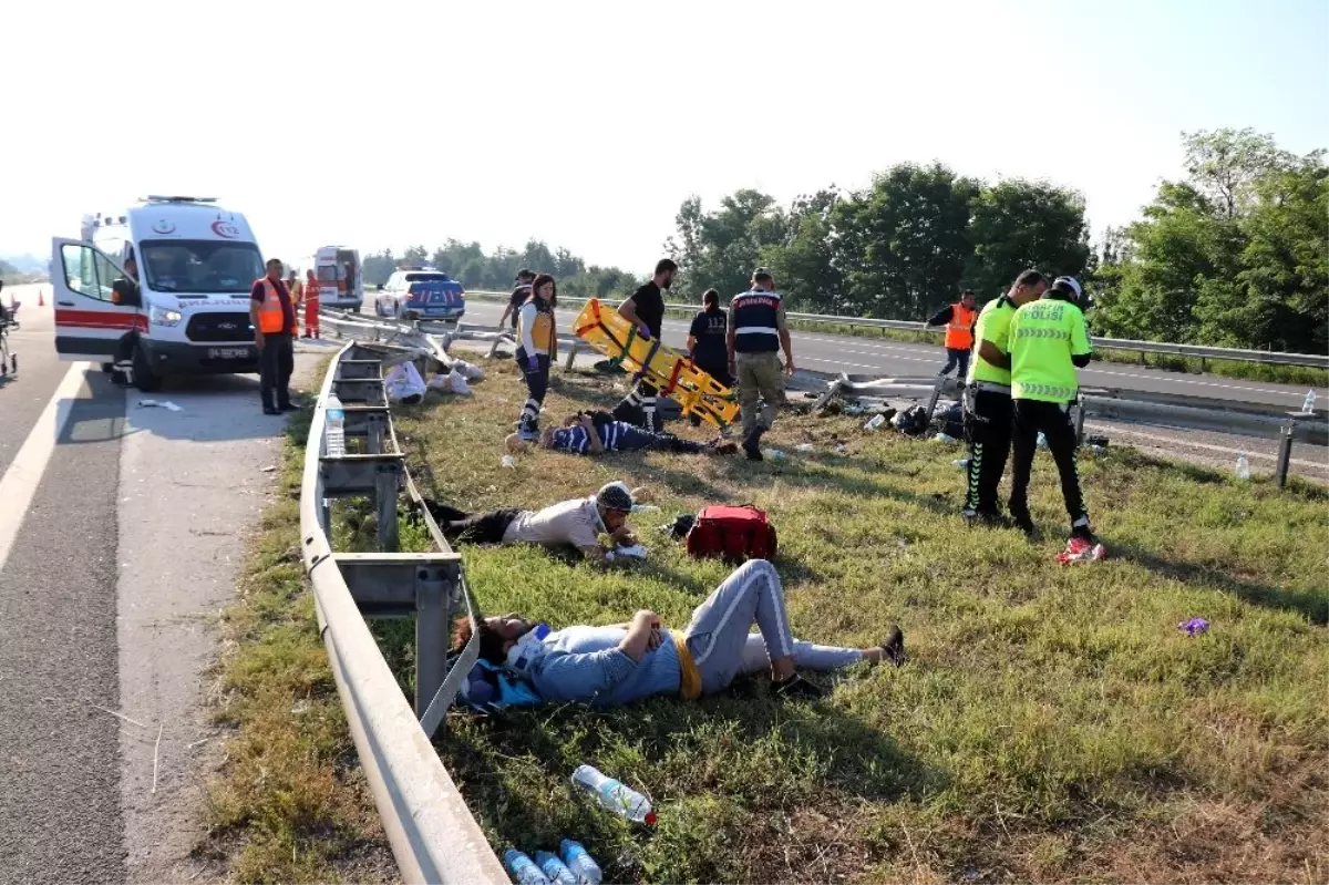 Bolu\'da, TEM\'de meydana gelen kazada ölü sayısı 2\'ye çıktı