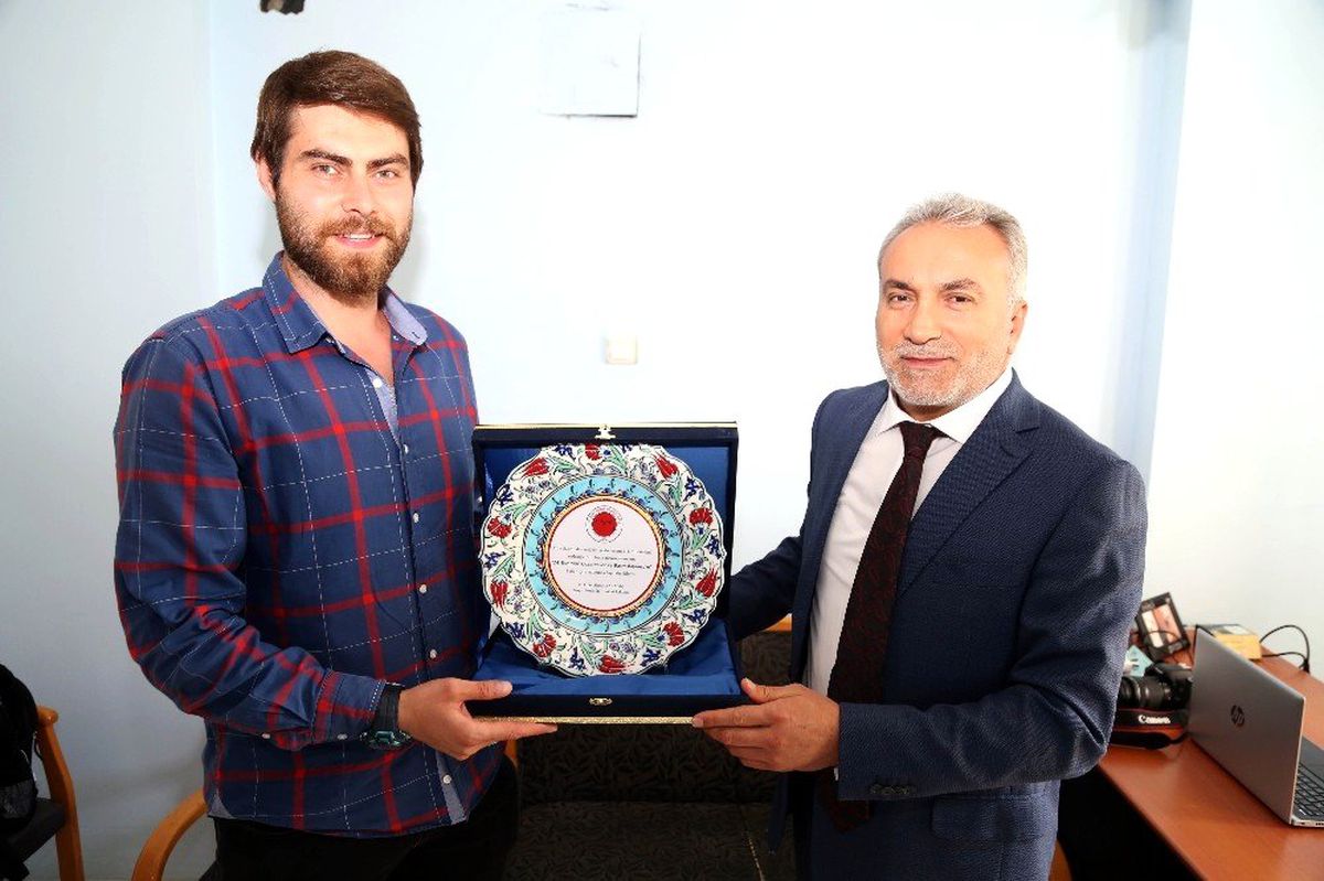 Rektör Prof. Dr. Karadağ\'dan İHA\'ya ziyaret