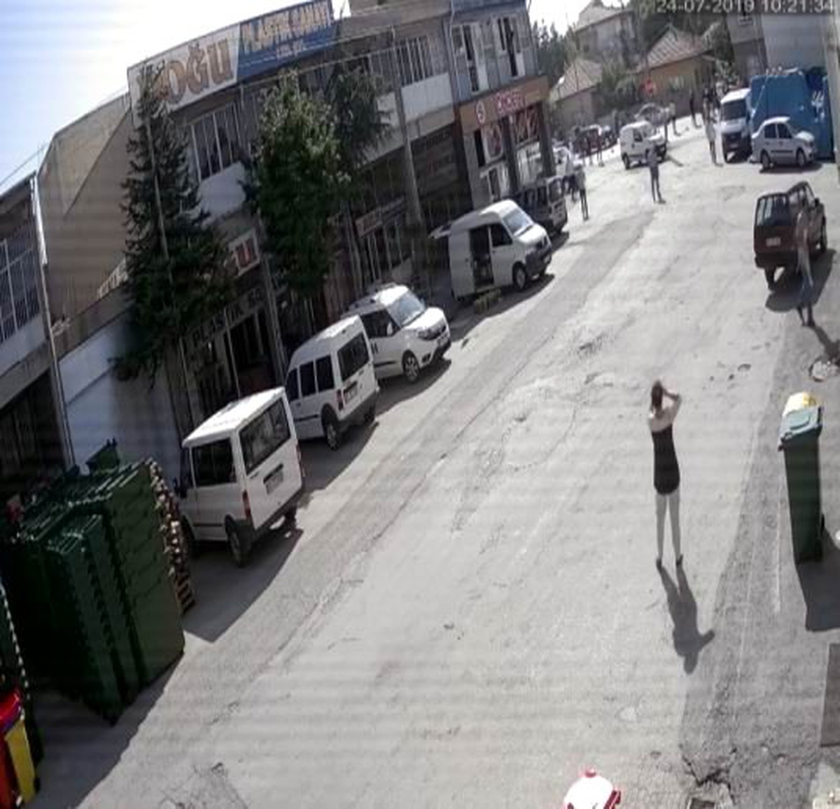 Vatandaşları şoka sokan kaza