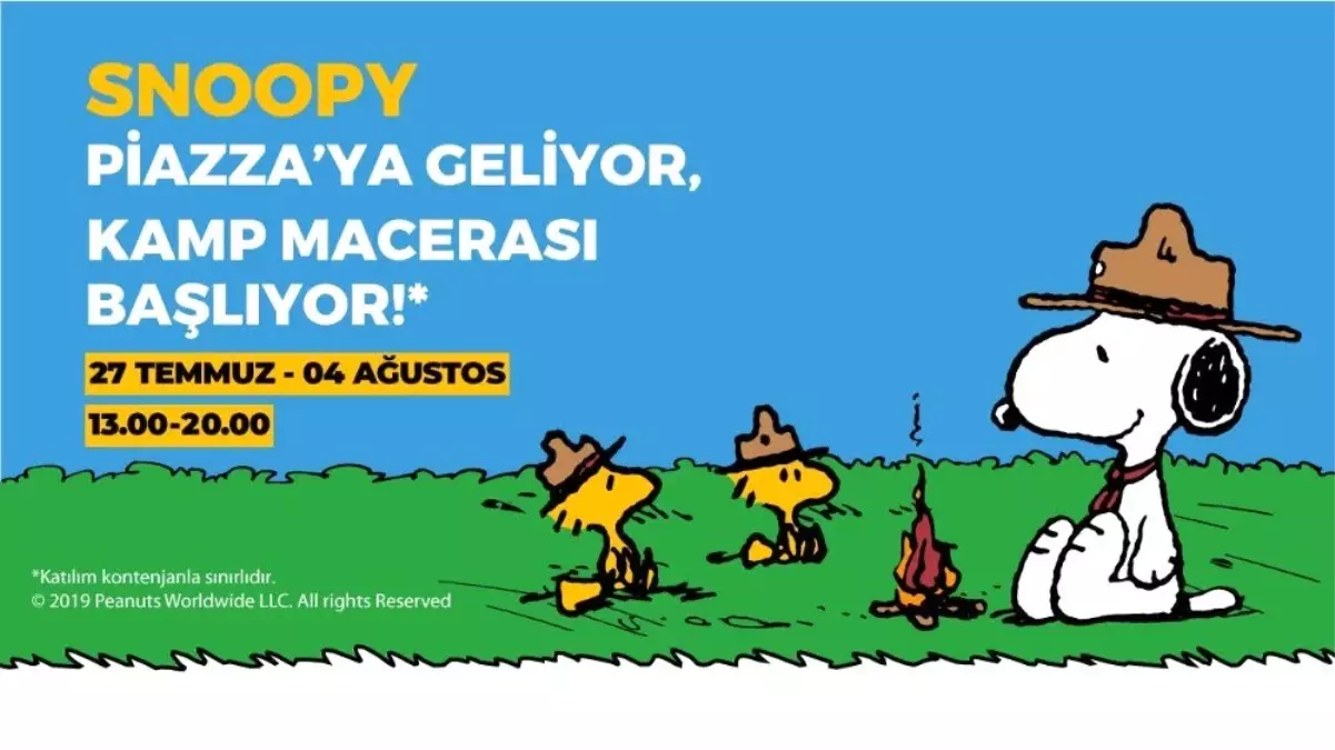 Çocukların "Akıllı Dostu" Snoopy Piazza\'ya geliyor