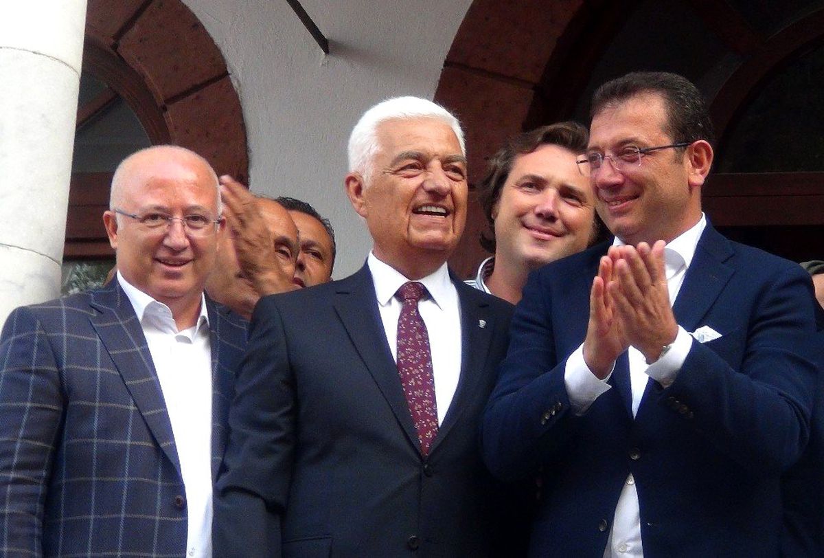 İmamoğlu\'ndan Muğla Büyükşehir Belediye Başkanı Gürün\'e ziyaret
